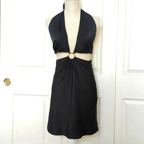 Princess Polly Twilight Time Mini Black Dress - Picture 4 of 8